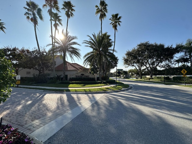 view of road