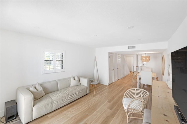 1300 Seaway Dr Unit B6, Fort Pierce, FL 34949 - living room with light wood-type flooring