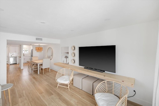 1300 Seaway Dr Unit B6, Fort Pierce, FL 34949 - living room with hardwood / wood-style flooring