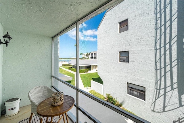 1300 Seaway Dr Unit B6, Fort Pierce, FL 34949 - sunroom featuring a water view