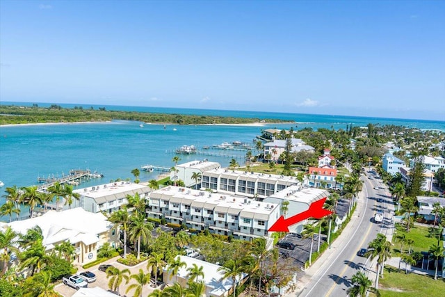 1300 Seaway Dr Unit B6, Fort Pierce, FL 34949 - birds eye view of property with a water view