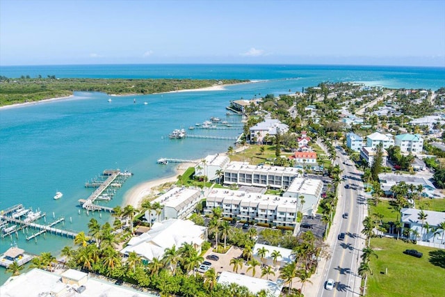 1300 Seaway Dr Unit B6, Fort Pierce, FL 34949 - birds eye view of property with a water view
