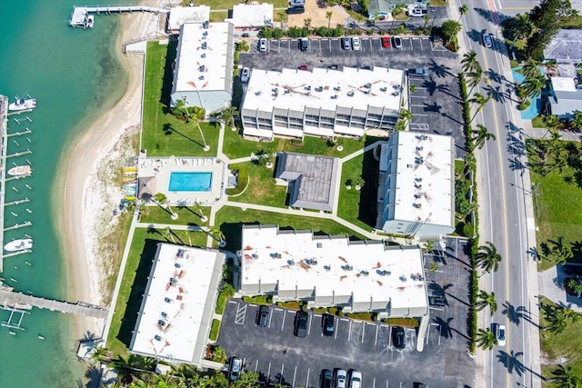 1300 Seaway Dr Unit B6, Fort Pierce, FL 34949 - drone / aerial view featuring a water view