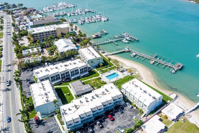 1300 Seaway Dr Unit B6, Fort Pierce, FL 34949 - bird's eye view featuring a water view