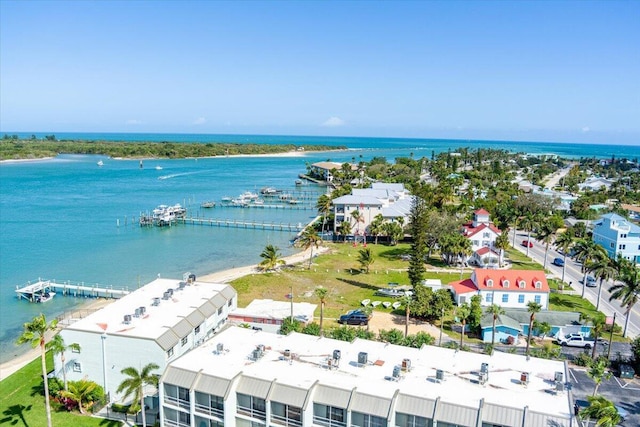 1300 Seaway Dr Unit B6, Fort Pierce, FL 34949 - birds eye view of property featuring a water view