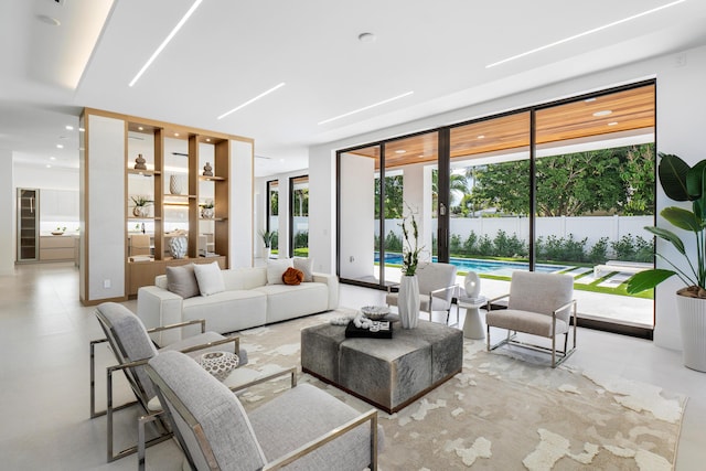 view of living area