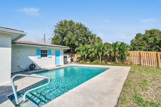 view of pool