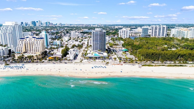 701 N Fort Lauderdale Beach Blvd Unit 504, Fort Lauderdale, FL 33304 - aerial view of skyline and extended coastline