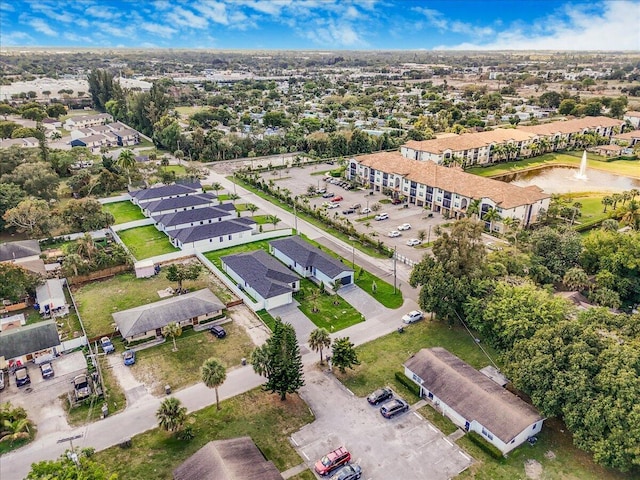 drone / aerial view featuring a residential view