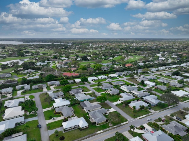 drone / aerial view featuring a residential view