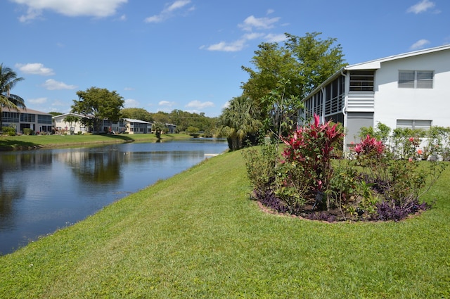 view of water feature