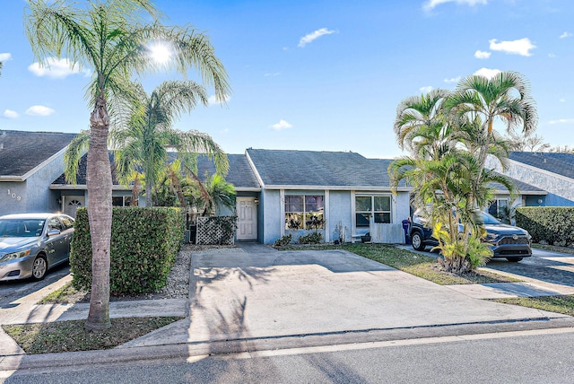 view of ranch-style home