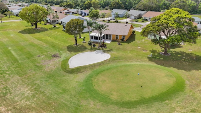 drone / aerial view featuring a residential view