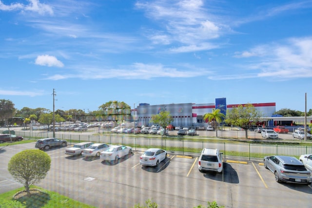 view of car parking