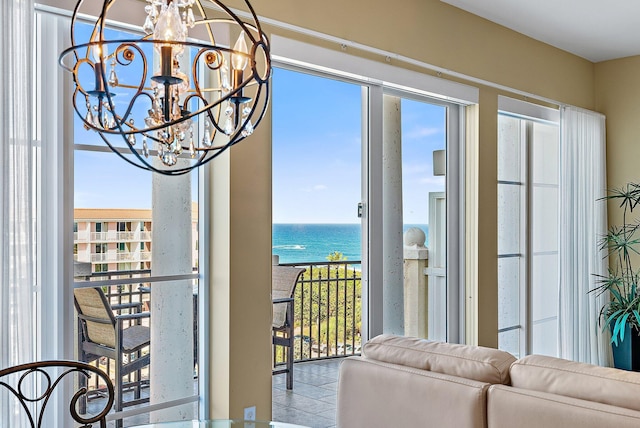 155 Ocean Ave Unit 603, Palm Beach Shores, FL 33404 - balcony featuring a water view