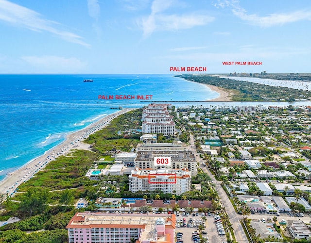 155 Ocean Ave Unit 603, Palm Beach Shores, FL 33404 - bird's eye view of extended coastline