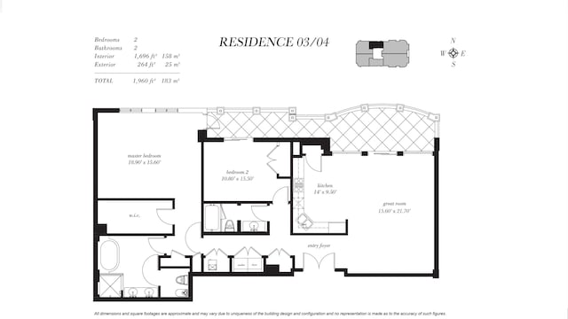 155 Ocean Ave Unit 603, Palm Beach Shores, FL 33404 - room layout