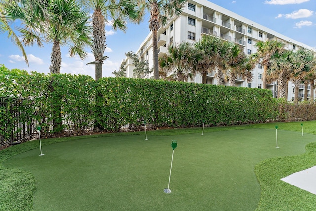 155 Ocean Ave Unit 603, Palm Beach Shores, FL 33404 - view of community with an area to practice putting