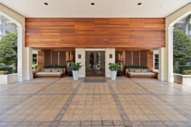 155 Ocean Ave Unit 603, Palm Beach Shores, FL 33404 - property entrance featuring french doors