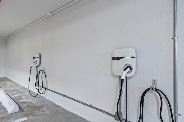 155 Ocean Ave Unit 603, Palm Beach Shores, FL 33404 - garage view of electric vehicle charger