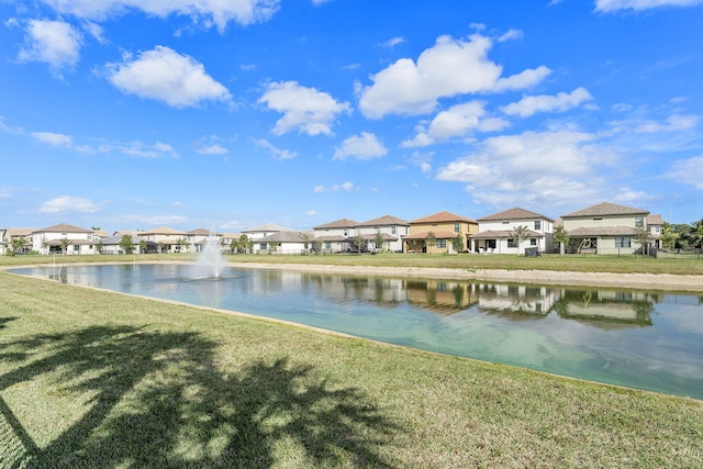 water view featuring a residential view