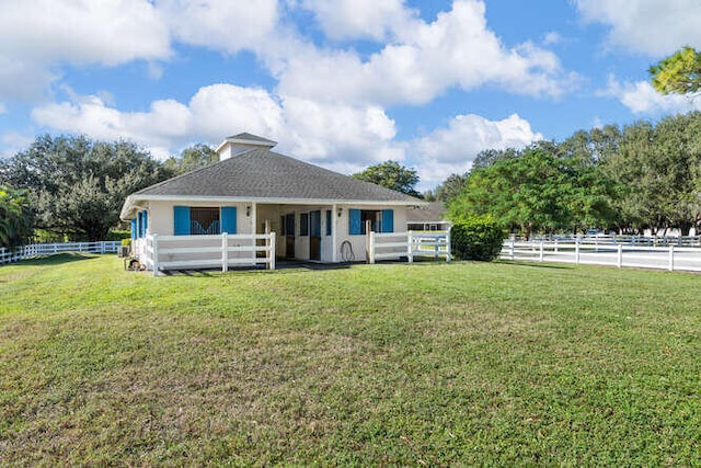 view of back of property