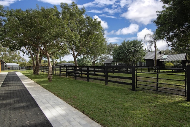 exterior space featuring fence