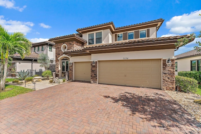 3134 Streng Ln, Royal Palm Beach, FL 33411 - rear view of house with a patio, fence, stucco siding, and outdoor lounge area
