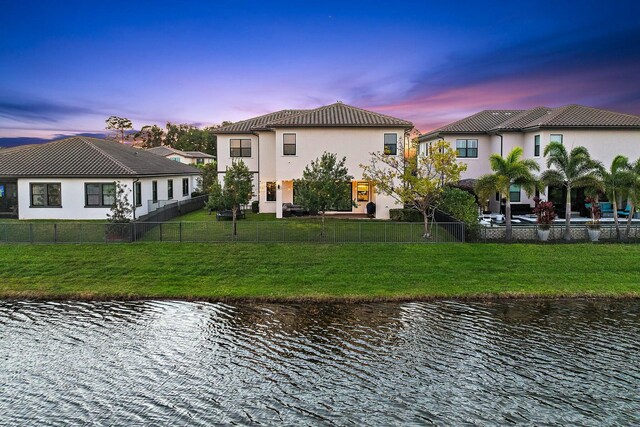 3134 Streng Ln, Royal Palm Beach, FL 33411 - view of swimming pool with a mountain view, a patio, and fence