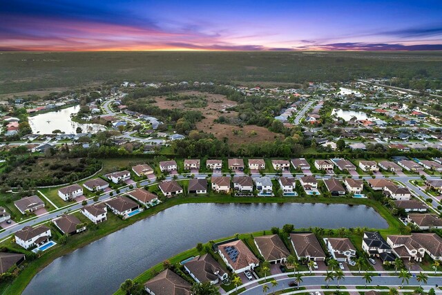 3134 Streng Ln, Royal Palm Beach, FL 33411 - aerial view of property's location with a pool, a nearby body of water, and nearby suburban area