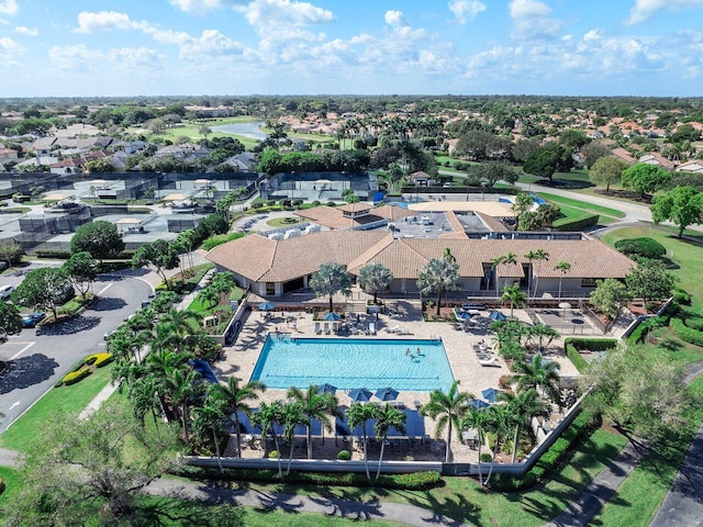 drone / aerial view