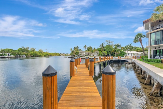 800 Andrews Ave Unit 9, Delray Beach, FL 33483 - dock area featuring a water view