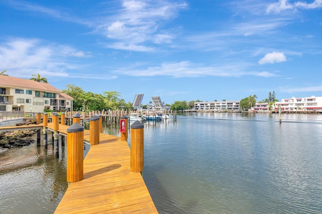 800 Andrews Ave Unit 9, Delray Beach, FL 33483 - dock area featuring a water view