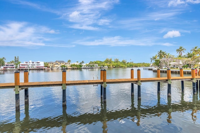 800 Andrews Ave Unit 9, Delray Beach, FL 33483 - view of dock featuring a water view