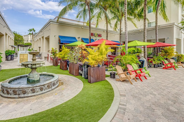 exterior space with a patio area