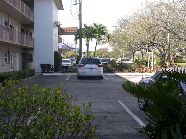 view of car parking