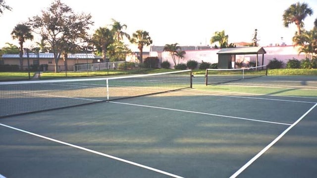 view of sport court