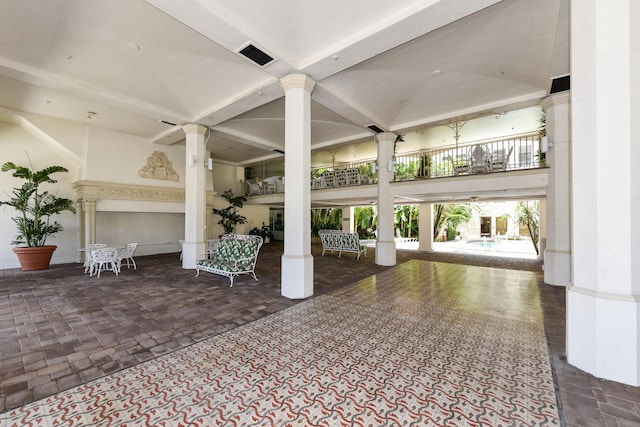 view of community lobby