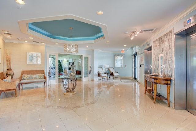view of community lobby