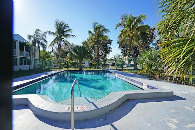 view of pool