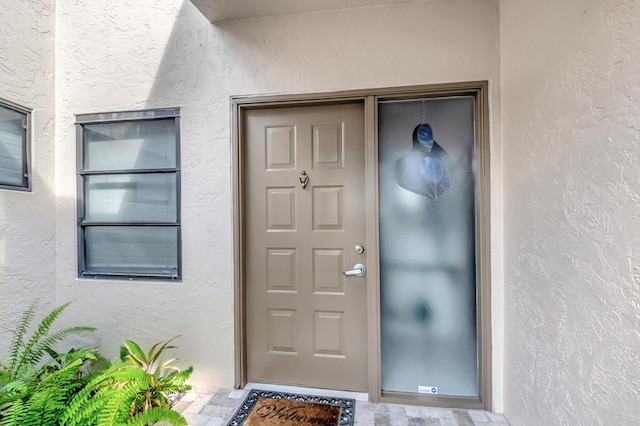 view of entrance to property