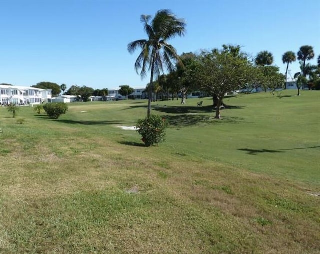 view of home's community featuring a lawn