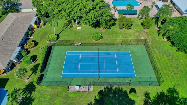 20835 Wendall Ter Unit 68, Boca Raton, FL 33433 - bird's eye view of a pool area