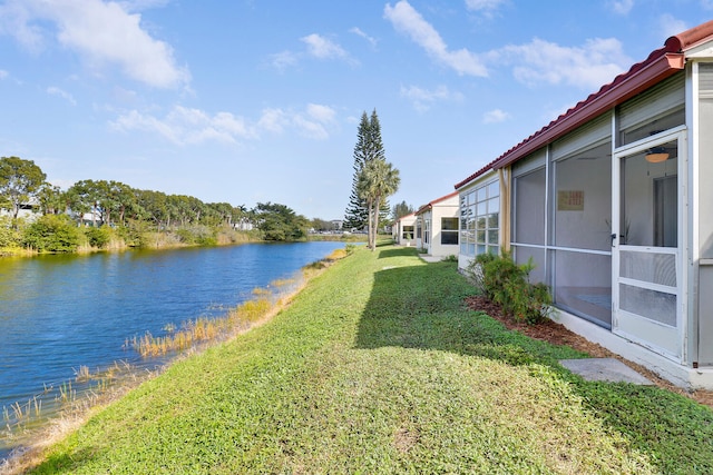 property view of water