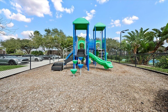 view of play area