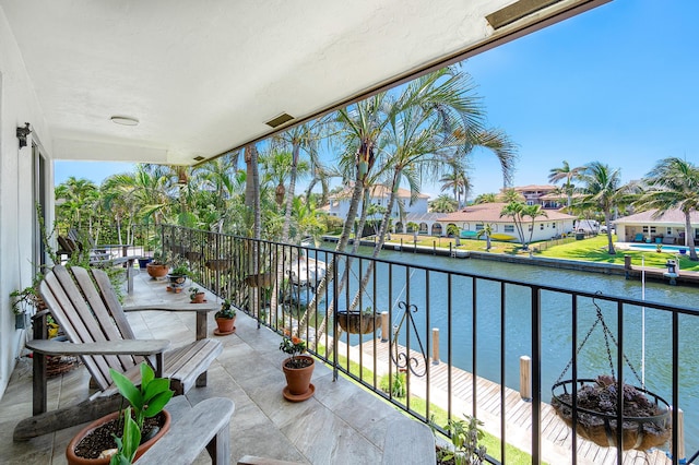 4316 S Ocean Blvd Unit 2S, Highland Beach, FL 33487 - balcony featuring a water view