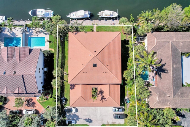 4316 S Ocean Blvd Unit 2S, Highland Beach, FL 33487 - view of property location featuring property parcel outlined and a pool