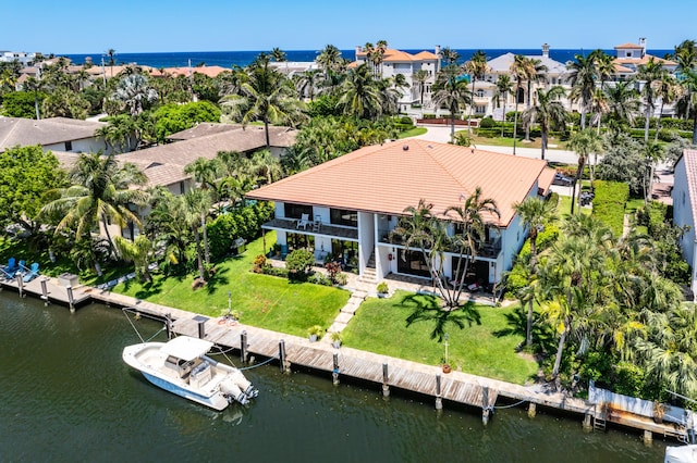 4316 S Ocean Blvd Unit 2S, Highland Beach, FL 33487 - aerial perspective of suburban area with a large body of water