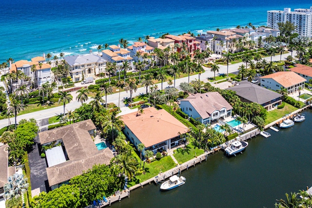 4316 S Ocean Blvd Unit 2S, Highland Beach, FL 33487 - drone / aerial view of a large body of water