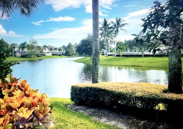 view of water feature